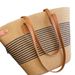 für Damen Sommerhandtasche Strandtasche Große Kapazität Gewebte Schultertasche Rattan Stroh Eimer Tasche Trendy_voghion.com