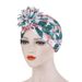 Women's Hats in foreign trade in Europe and the United States, new cotton patterned turban hat, bohemian style ethnic hat, chemotherapy hat_voghion.com