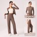 Autumn Winter Barely-there Skin-friendly High-waisted Straight-leg Loose Slimming Wide-leg Pants Versatile Breathable_voghion.com