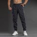 Herren-Cargo-Jogginghose – Stretch-Polyester, praktisches Design mit mehreren Taschen (4 Farben, M-XXXL)_voghion.com