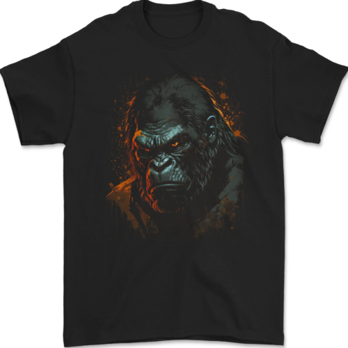T-shirt da uomo in cotone 100% Un Mean Gorilla_voghion.com
