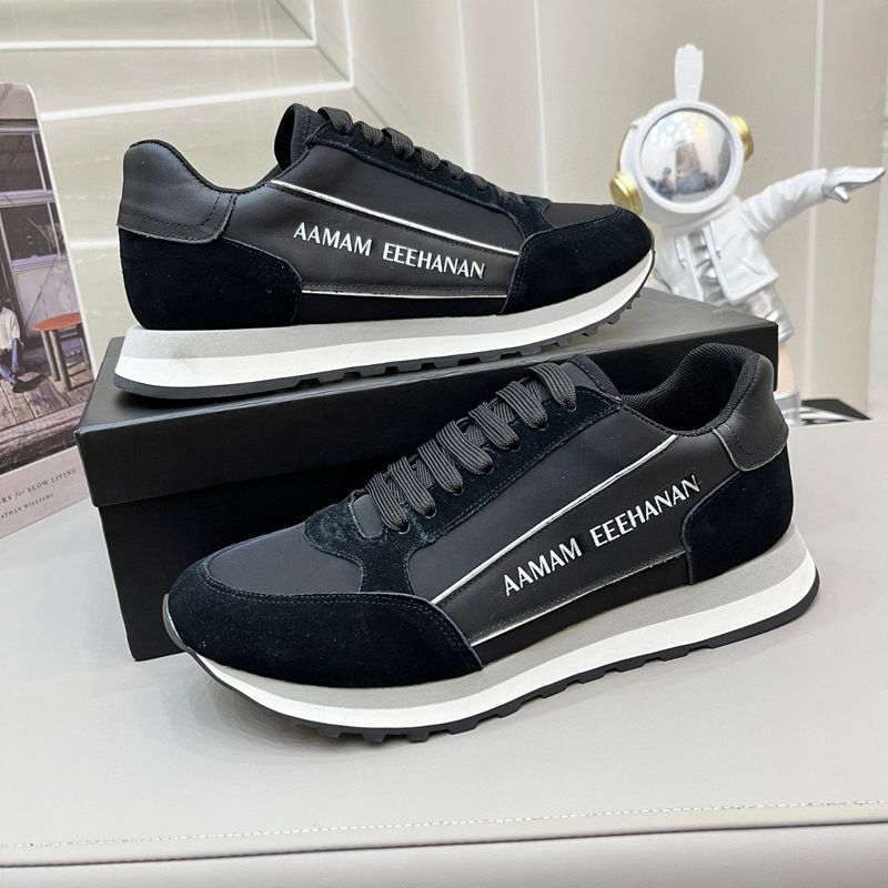 Sportschuhe für Herren mit weicher Sohle, Frühling und Herbst, atmungsaktives Mesh, Schnürung, lässig, bequem, zum Laufen, trendige Marke, Reisen_voghion.com