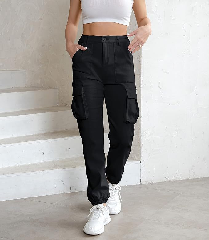 Modische Cargo-Jogginghose für Damen, leicht, zum Wandern_voghion.com
