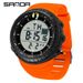 Reloj deportivo digital de esfera grande con luz nocturna, resistente al agua, alarma, cronómetro y multifunción. Reloj despertador luminoso multifunción para hombre y mujer._voghion.com