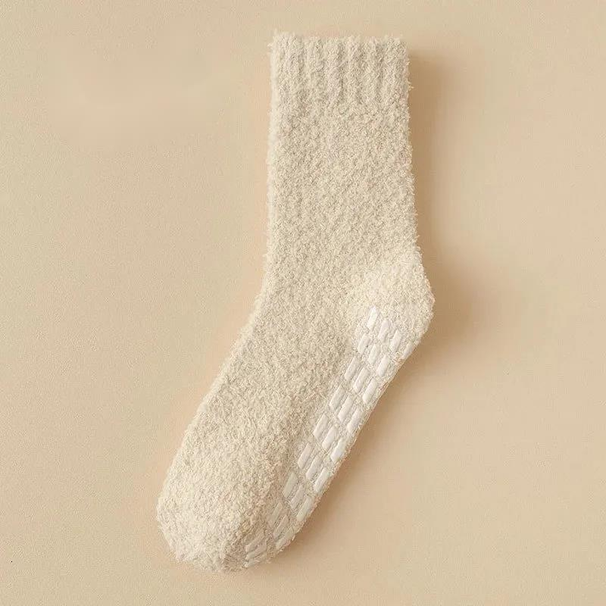 3 pairs of winter warm coral mens with adhesive anti slip for womens sleep veet thick and medium cut or socks 241126_voghion.com