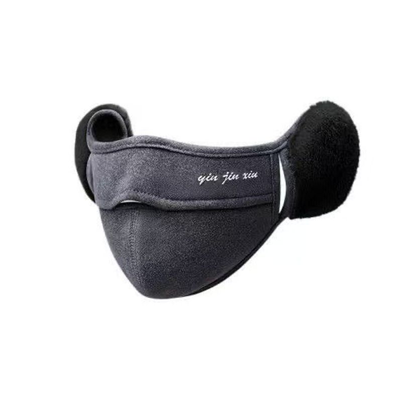 LazyZoom Winter Warm Masker voor Mannen en Vrouwen met Bescherming, Hoogwaardige Uitstraling, Winddicht, Buitenkoud, Fleecegevoerde Oorschelpen_voghion.com