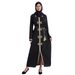 Muslimische Damen Abaya Mode Kaftan Kleid Lässige Lose Ethnische Kleidung_voghion.com