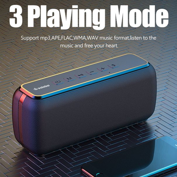 【Hohe Qualität】 XDOBO X8 Bluetooth-Lautsprecher Hohe Leistung 60W_voghion.com