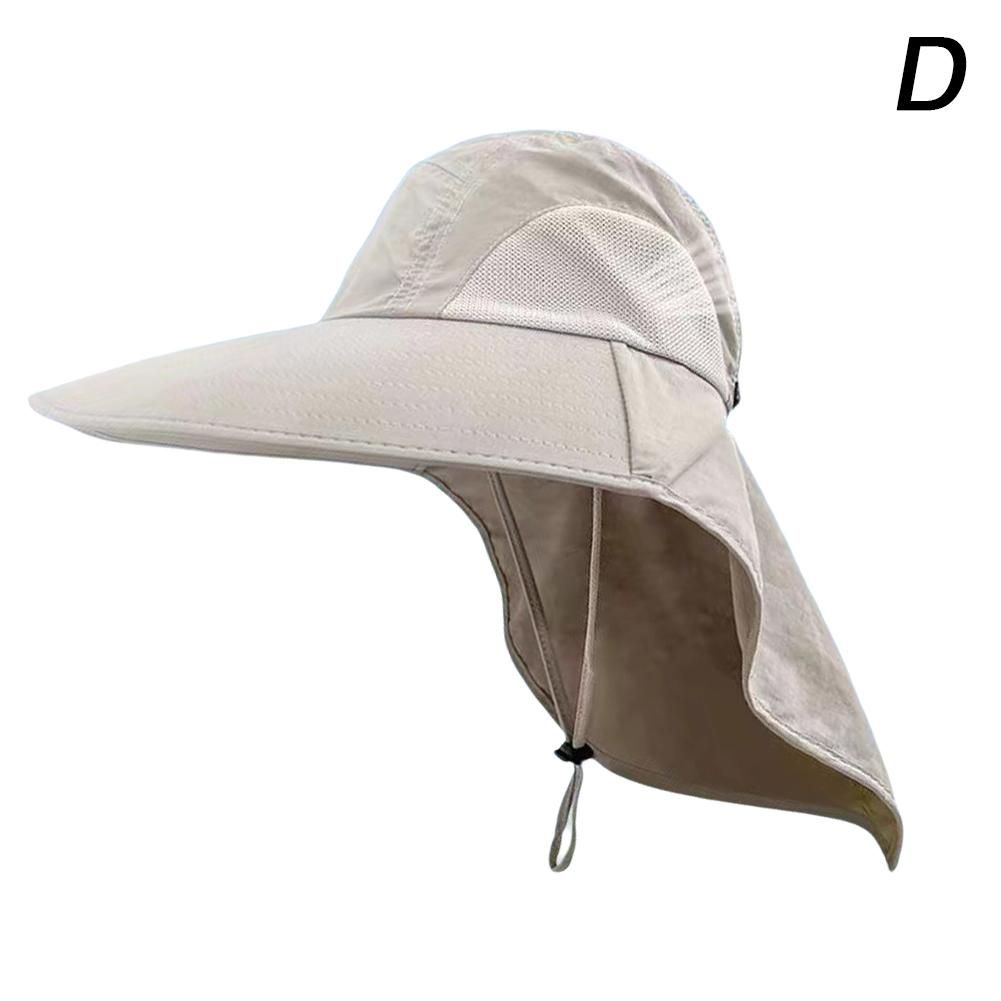 Neuheiten Outdoor Fischerhut Breite Krempe Fischerhut mit Nackenschutz Herren Sommer Atmungsaktives Mesh Sonnenschutz Visier Anti UV UPF50 Kappe_voghion.com