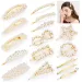16 pezzi di perle fermaglio elegante forcina fermaglio per capelli design coreano forcine per capelli accessori per capelli donne_voghion.com