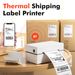 GD985 Bluetooth Thermal Label Printer For Shipping & E-commerce, Compatible With Windows, Portable & Easy-to-Use (Black/White)_voghion.com