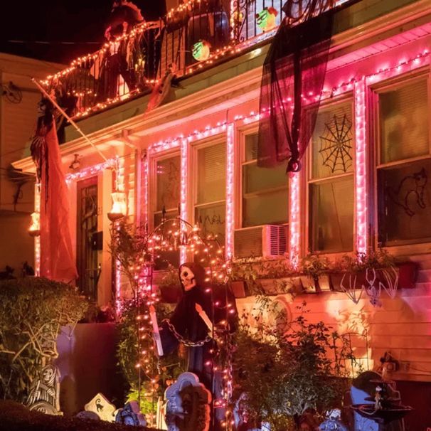 Dration String Mini Modes Halloween Lighting LED Fairy Lights For In 200 With String Lights 8 Indoor Lights Plug Halloween 66FT_voghion.com