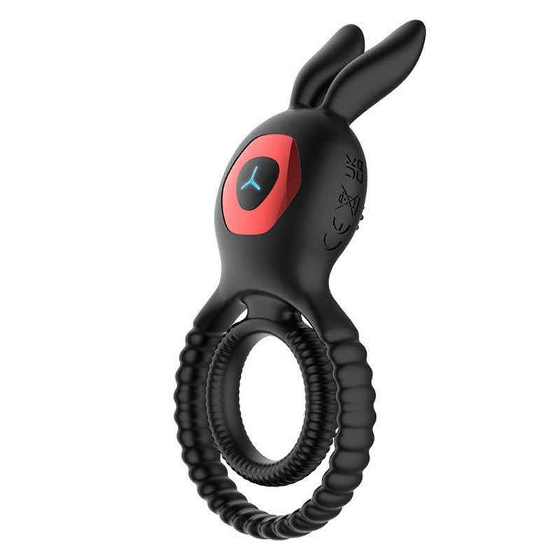 Rabbit Vibrating Ring Penis Ring Vibrating Sperm Lock Ring Couple Vibrating Fun Stimulation Adult Sex Products_voghion.com