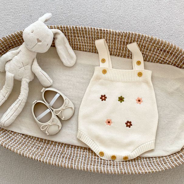 Costume tricoté licou pour bébé fille, pull brodé à la main, Cardigan rampant, ensemble deux pièces, automne_voghion.com