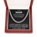 Minimalist New High-Quality 14K Gold Plated Single Round Cuban Chain Titanium Steel Necklace With Greeting Card_voghion.com