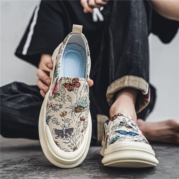 Dream New Breathable Cloth Casual One Step Lazy Shoes, Trendy Shoes_voghion.com