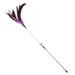 High-Quality Spring Big Feather Bendable Pet Cat Toy Teaser Wand_voghion.com