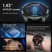Neue 1,43-Zoll-AMOLED-Smartwatch für Herren mit EKG, Herzfrequenzmessung, Blutdruckmessung, Harnsäure- und Lipidmessung, Bluetooth-Anruffunktion und Push-Benachrichtigungen (Modelljahr 2024)._voghion.com