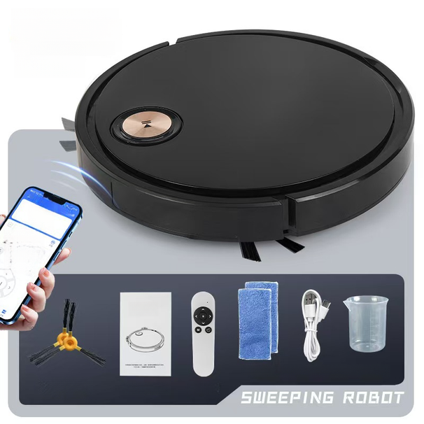 Robot elettrico intelligente per la pulizia dei pavimenti, ricaricabile, mini macchina per lavare i pavimenti senza fili_voghion.com