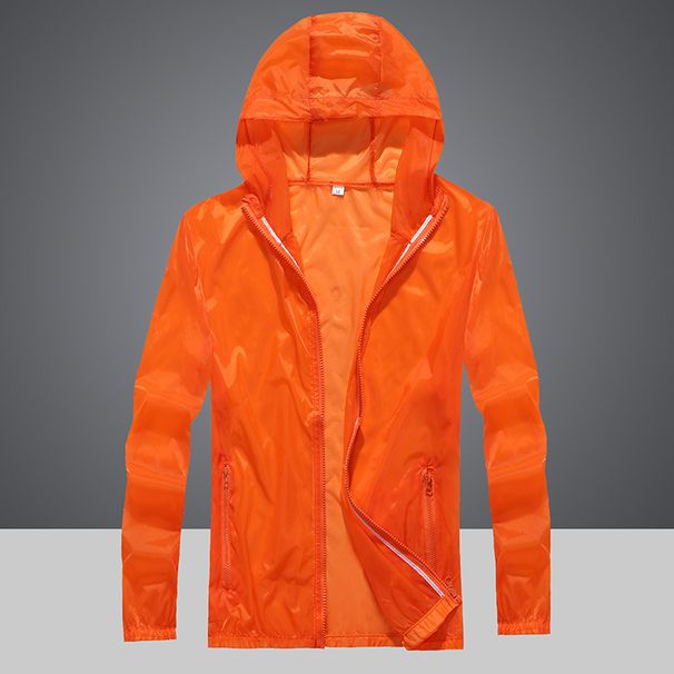 Unschlagbare Qualität für den Sommer für Herren, einfarbige, dünne Sonnenschutzjacke mit Kapuze für den Außenbereich in Übergröße für Teenager, einfacher Angelanzug für Männer_voghion.com
