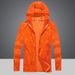 Unschlagbare Qualität für den Sommer für Herren, einfarbige, dünne Sonnenschutzjacke mit Kapuze für den Außenbereich in Übergröße für Teenager, einfacher Angelanzug für Männer_voghion.com