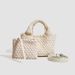 Niche Design Versatile Handwoven Mother-Daughter Single Shoulder Crossbody Bucket Bag Basket Daily Mini Handbag_voghion.com