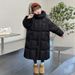 2024 New Children's Down Cotton Jacket, Extended Knee Length Cotton Jacket, Korean Style_voghion.com