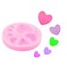 4Pcs Loving Heart Shape Silicone Fondant Mold Diyful Sweet Heart Chocolate Candy Paste Cake Decorating Tool_voghion.com