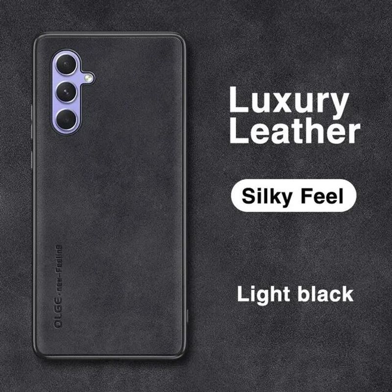 Coque classique en cuir mat pour Samsung A54, A14, A34, A24 5G, A53, A13, A33, A73, A52S, A12, A51_voghion.com