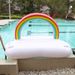 Inflatable Adult Rainbow Cloud Float Row Inflatable Floating Island Mount_voghion.com