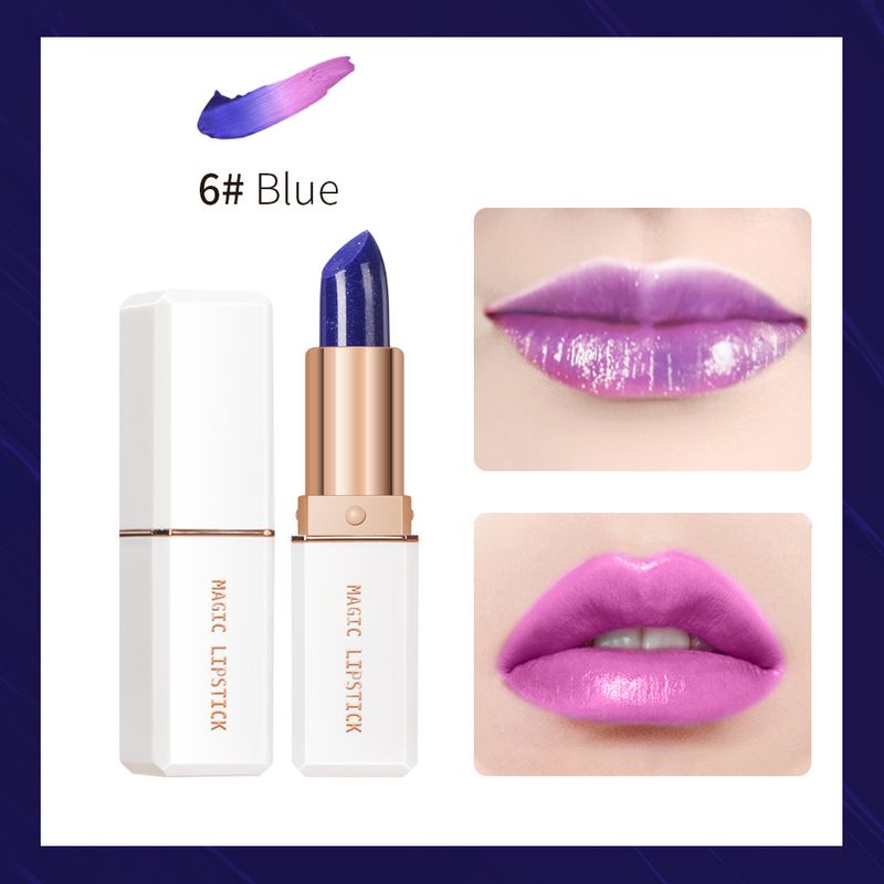 Rossetto che cambia temperatura colore rossetto opaco glitter waterproof tazza antiaderente rossetto a lunga durata tinta labbra 6 col_voghion.com