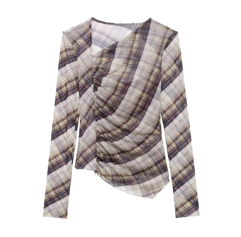Completo primavera con t-shirt e gonna casual con stampa floreale, stile nuovo, per donna_voghion.com
