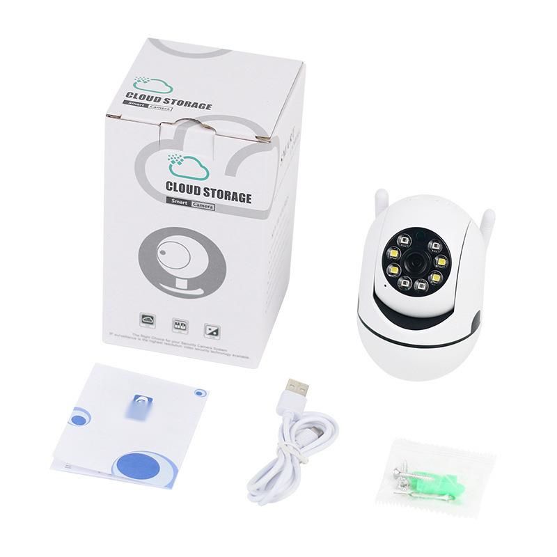 360 Degree Wireless WiFi Home Remote Monitoring HD Bulb Style Security Camera A7_voghion.com