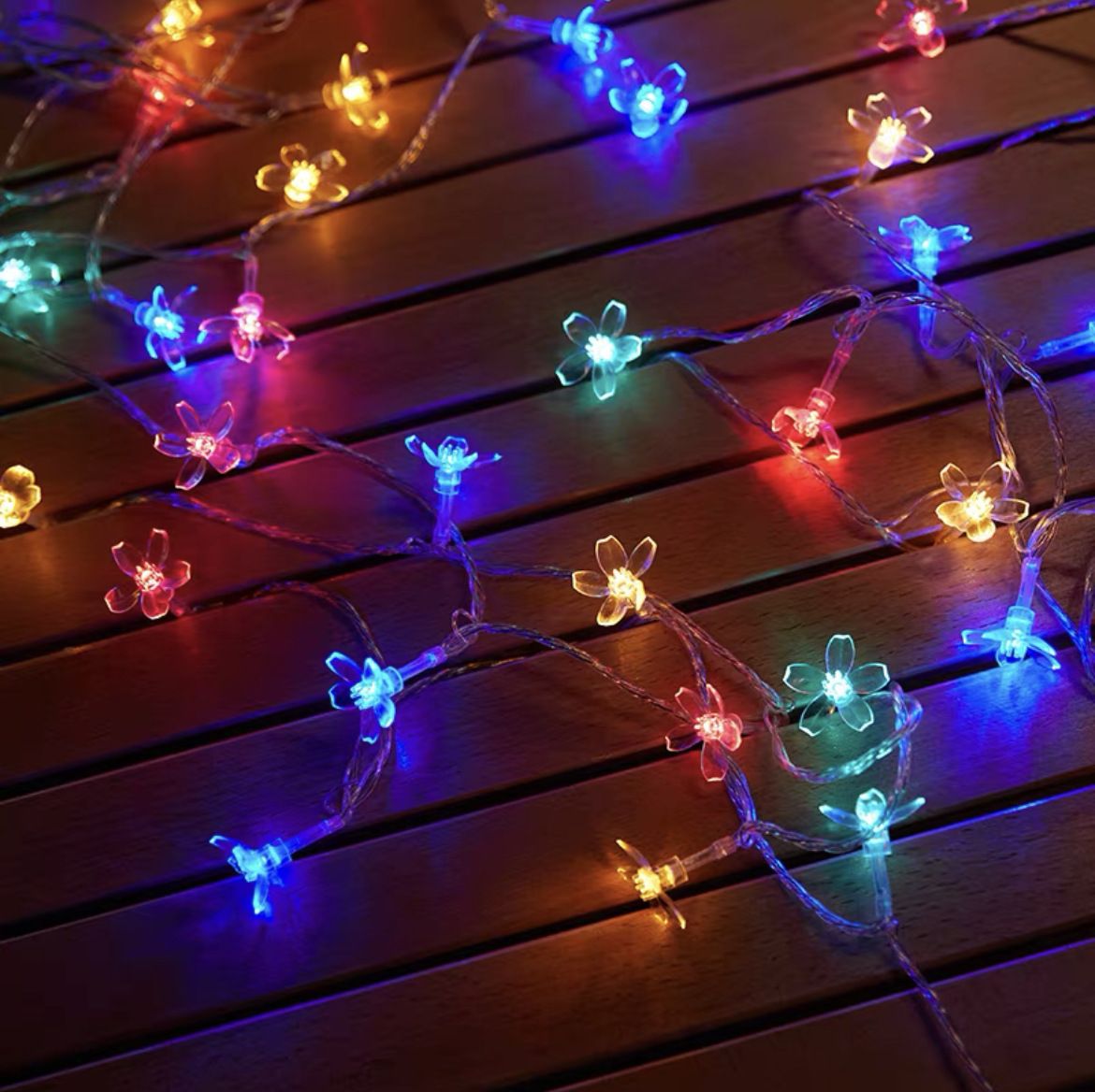 Decorative Fairy Lights For Camping, Indoor & Outdoor Use - Crystal Ball, Star & Snowflake LED String Lights With 8 Lighting Modes_voghion.com