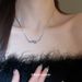 Cold Style Diamond Studded Snake Necklace For Women, Fashionable Niche Design, Collarbone Chain, Light Luxury High-end_voghion.com