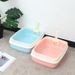 Semi-Enclosed Square Portable Outdoor Temporary Toilet Large Size Detachable Washable Cat Litter Box_voghion.com
