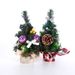 Mini Desktop Christmas Tree Decorations 20cm - Festive Holiday Home Decor With Assorted Colors (Golden, Purple, Red, Silver)_voghion.com