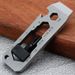 Multifunctional Outdoor Portable Multi-Shaped Keychain Bottle Opener Camping Stainless Steel Creative Tool Card_voghion.com