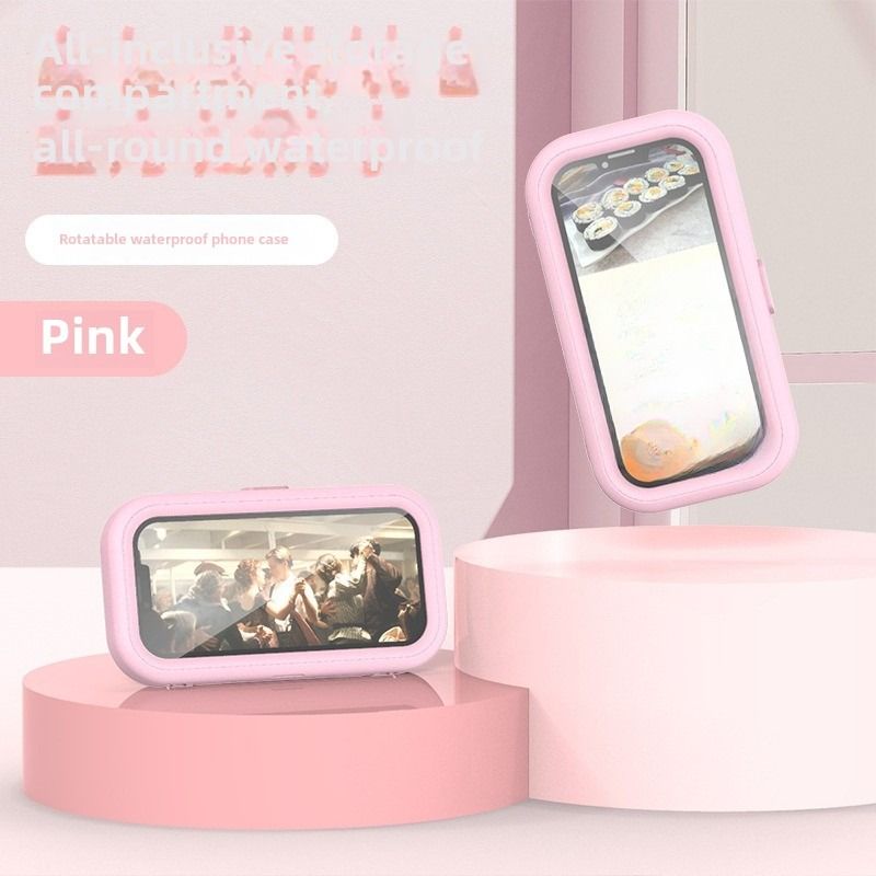 Μπάνιο αδιάβροχη θήκη στήριξης κιβωτίου κινητού τηλεφώνου οθόνη αφής μπάνιου ντους περιστρεφόμενος τοίχος χωρίς διάτρηση κουζίνα δείτε βίντεο κυνηγάει δράμα_voghion.com