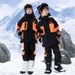 New Children's Suit Set For Boys Girls, Winter Outdoor Windproof, Water-Resistant, Warm, Thickened Ski Jacket And Pants_voghion.com