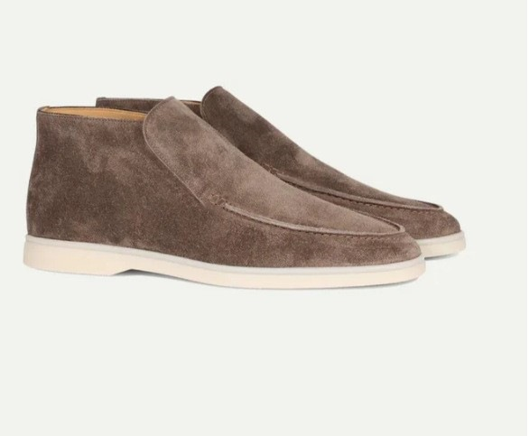 High Edition High Top Kadın, Loafer'lar, Lazy Ayakkabılar, Düz Tabanlı Bilek Botları, Çiftler İçin Günlük Ayakkabılar_voghion.com
