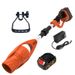21V Cordless Leaf Blower With Foldable Design - High-Power Battery-Powered Blower For Lawn, Snow, Dust, And Debris Cleaning_voghion.com