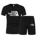 Sommer Neues Set Bedrucktes Mesh-T-Shirt Herren Lässiges Loses Rundhals-Halbsport-Kurzarm-Oberteil_voghion.com
