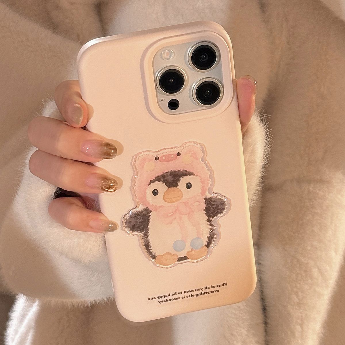 Unbeatable Quality Cute Three-Dimensional Penguin Baby Iphone16promax Mobile Phone Shell For IPhone New Arrival 15 Stylish Creative 14_voghion.com