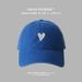 Love baseball cap for girls, large size, large head circumference, soft top cap, round face, square face, Korean style, cute hat for distribution_voghion.com