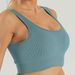 Nylo Summer Seamless Kitted High Elastic Uderwear U Square Neck Beautiful Back Yoga Sports Pats Fitess Set For_voghion.com