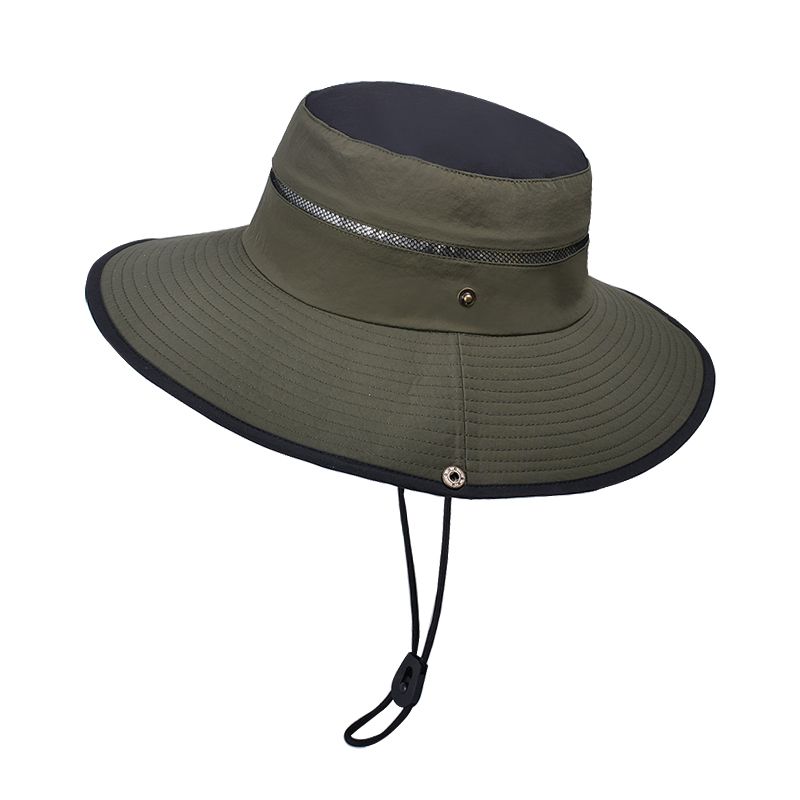 Neuheiten Xioguan 100 % Polyester 9248 Sommer-Sonnenschutz mit großer Krempe und Sonnenschutz für Männer und Frauen, farbig, schnelltrocknend, Fischerhut_voghion.com