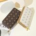 Women's Wallet Card Cases Double Zipper Clutch Bag Style Printed Wallet Women's Long Large Capacity Double Layer Wallet Mobile Phone Bag_voghion.com