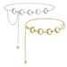 Metal Gold And Silver Waist Chain For Women Moon Star Fashion Personalized Hip Hop Style Clothing Accessories_voghion.com