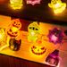 Decorazione per esterni a forma di zucca fantasma a LED, con luci colorate a forma di ragno e demone, per atmosfera, Halloween_voghion.com
